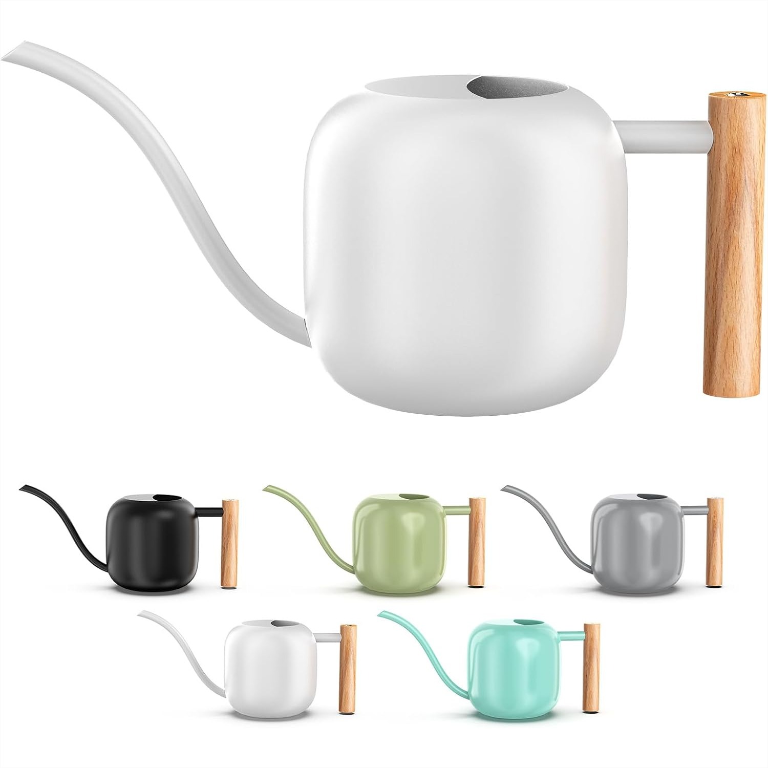 Bonsai Garden Plants - 1.2L/41oz Metal Watering Can with Long