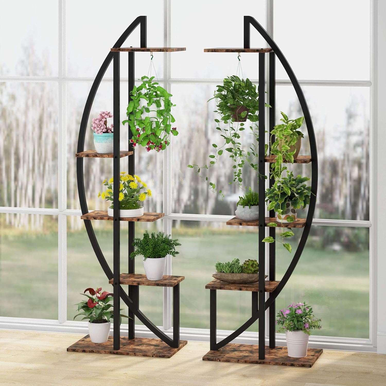 5-Tier Plant Stand Pack of 2,  - Bonsai Garden Display Stands recension och pris
