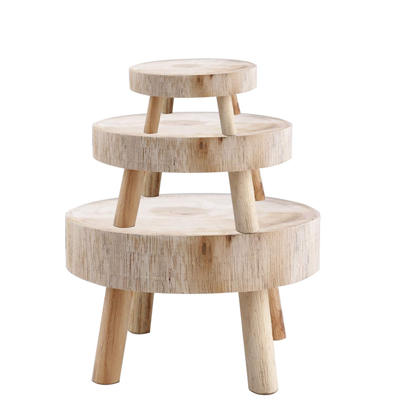 FBIL-Mini Wooden Stool Display - Bonsai Garden Display Stands recension och pris