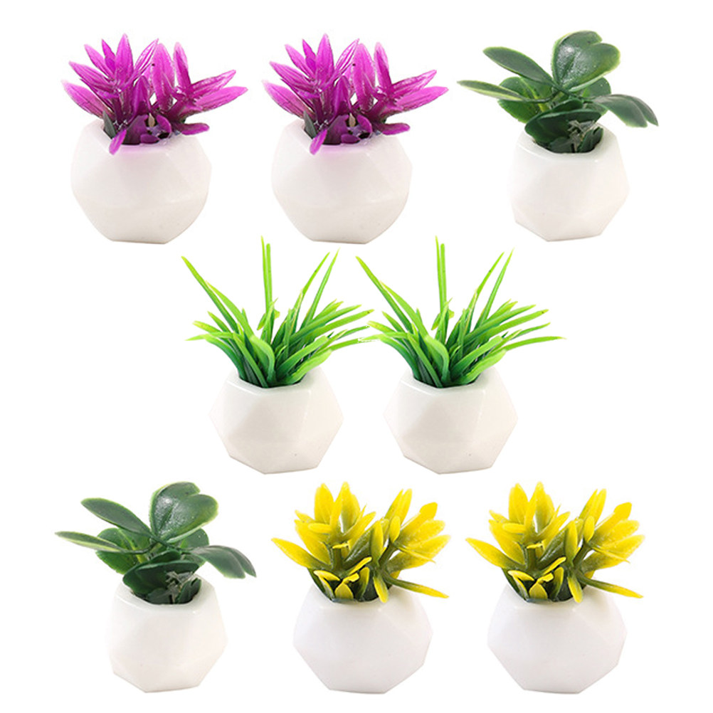 8Pcs Mini Bonsai Ornament Resi - Bonsai Garden House recension och pris