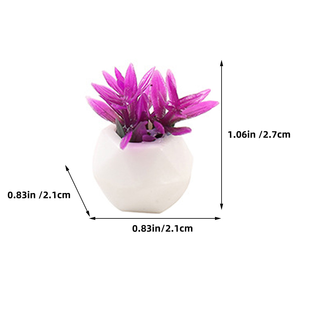 8Pcs Mini Bonsai Ornament Resi - Bonsai Garden House recension och pris