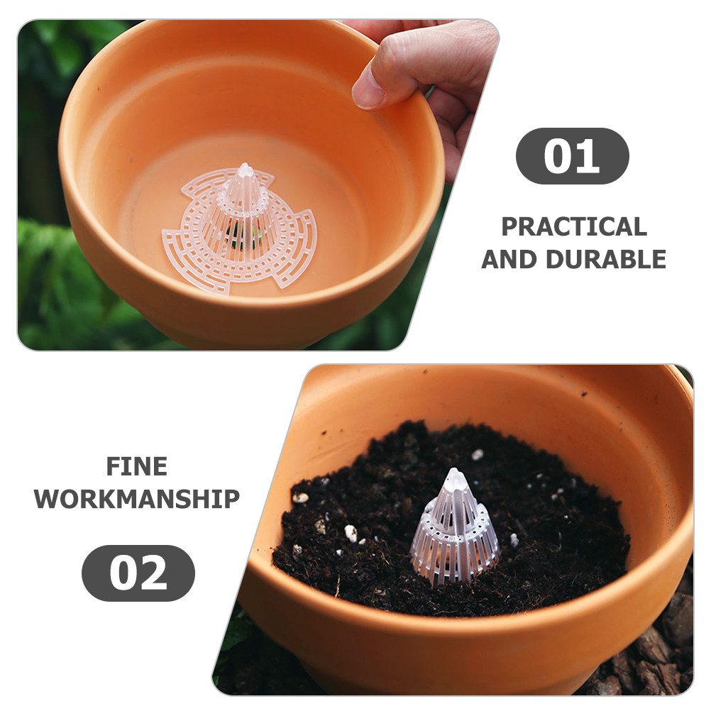 24Pcs Cone Plastic Flower Pot  - Bonsai Garden Plants recension och pris