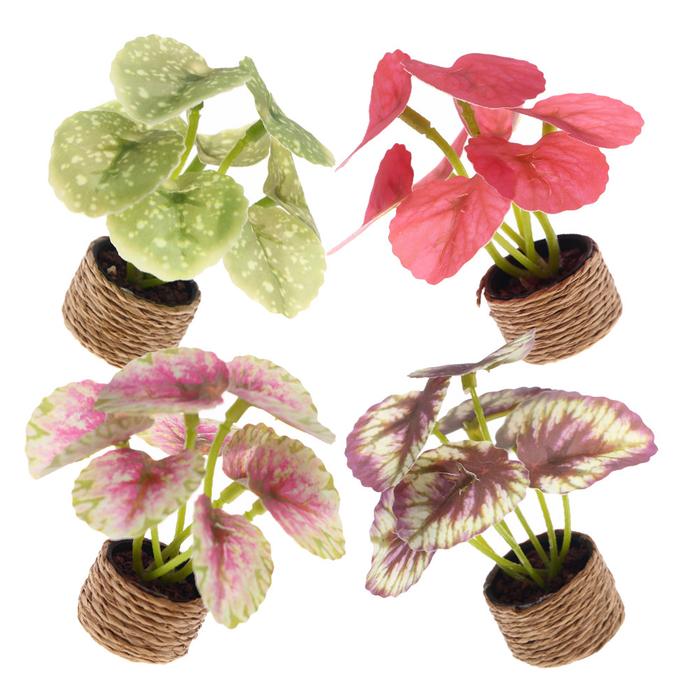 4Pcs Miniature Artificial Bons - Bonsai Garden House recension och pris