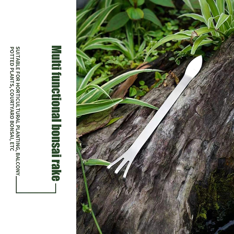 1Pc Stainless Steel Root Rake  - Bonsai Garden Tree recension och pris