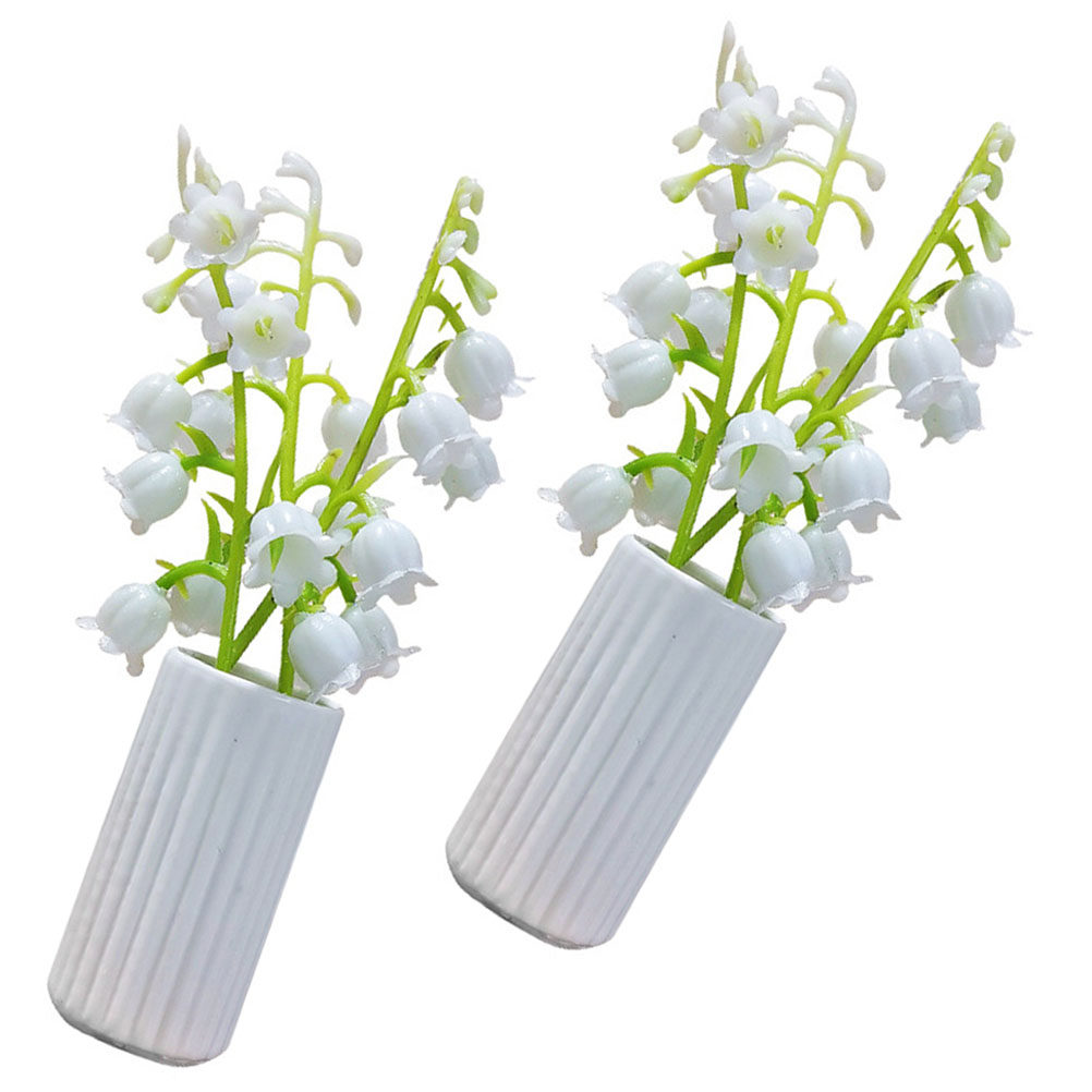 2Pcs Miniature Lily of The Val - Bonsai Garden House recension och pris