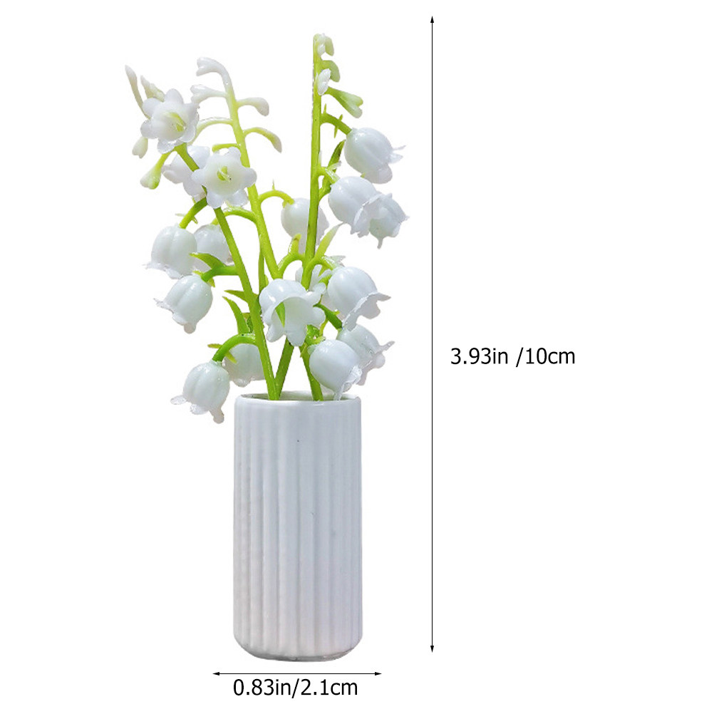2Pcs Miniature Lily of The Val - Bonsai Garden House recension och pris