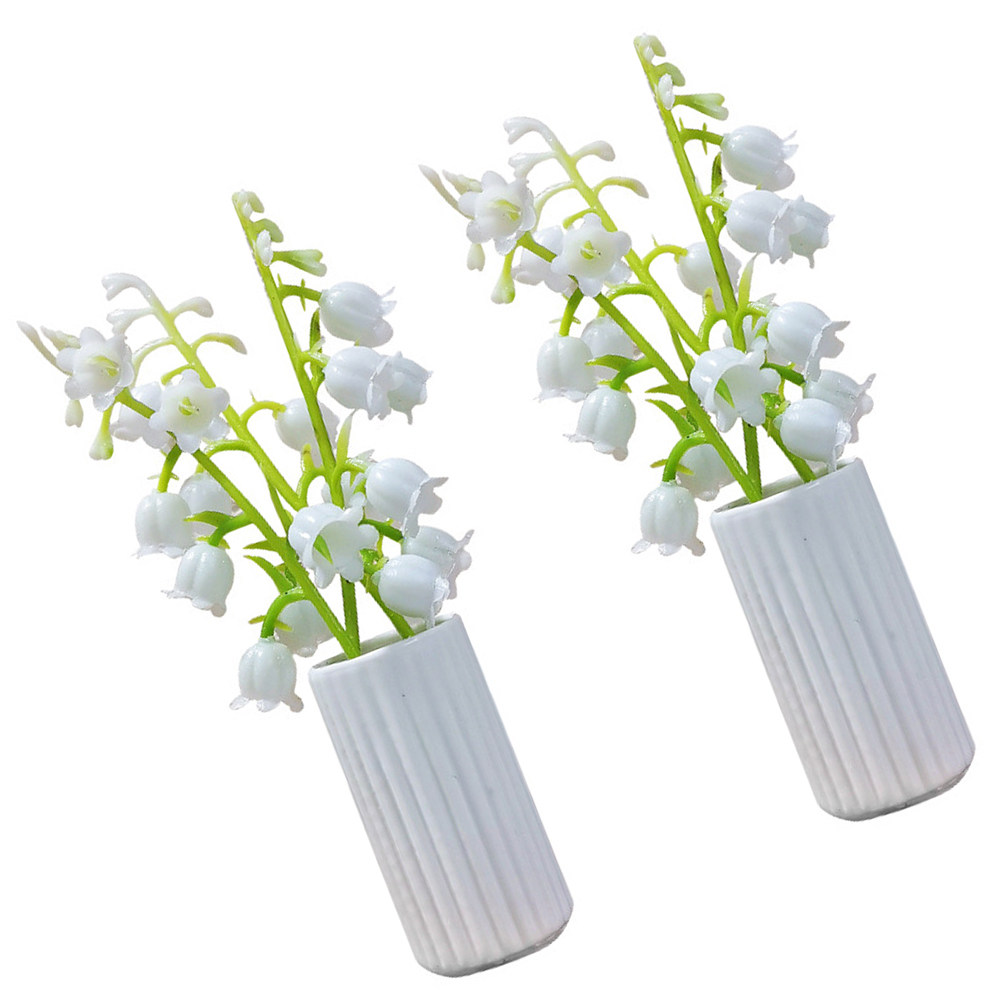 2Pcs Miniature Lily of The Val - Bonsai Garden House recension och pris