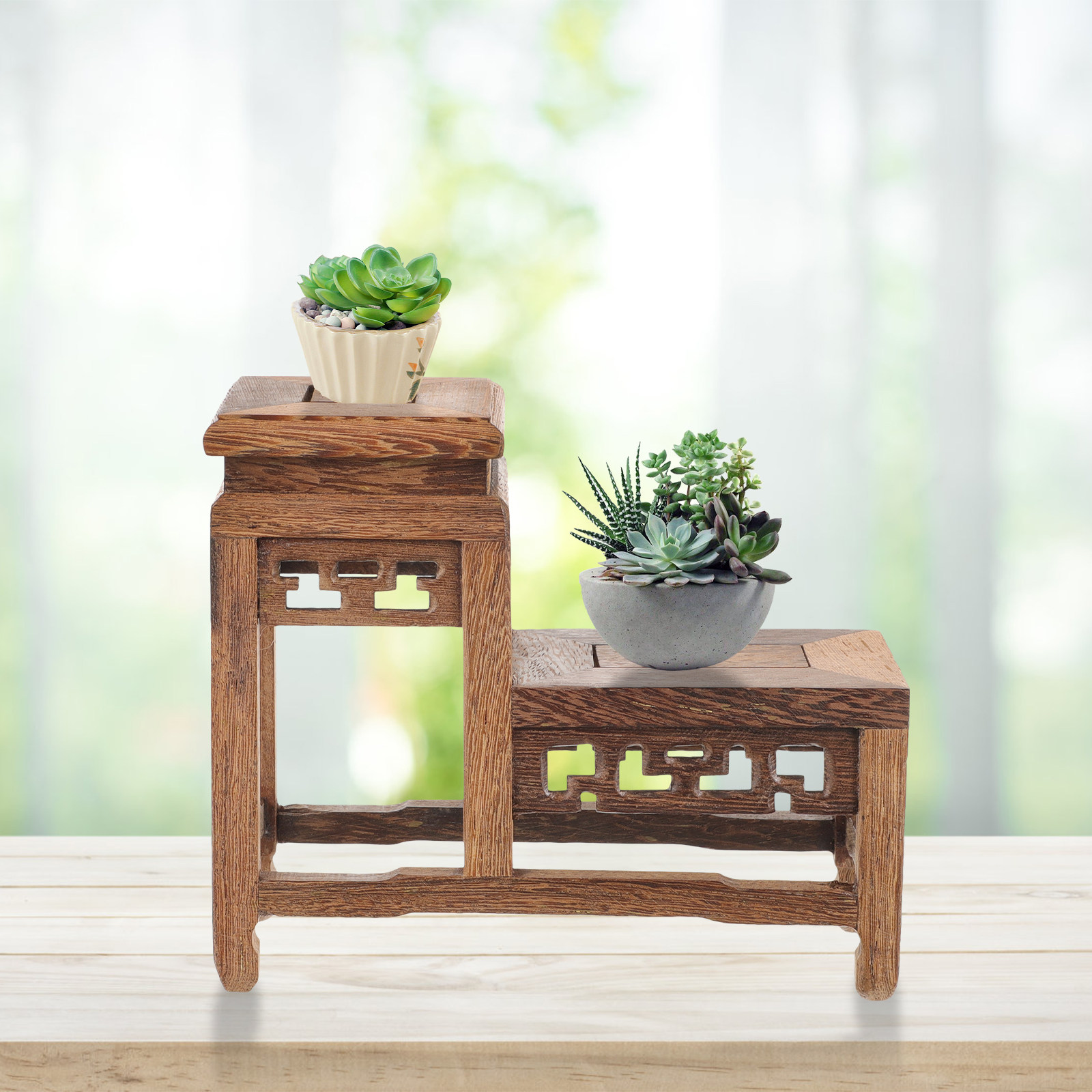Premium Chickwood Planter Base - Bonsai Garden Display Stands recension och pris