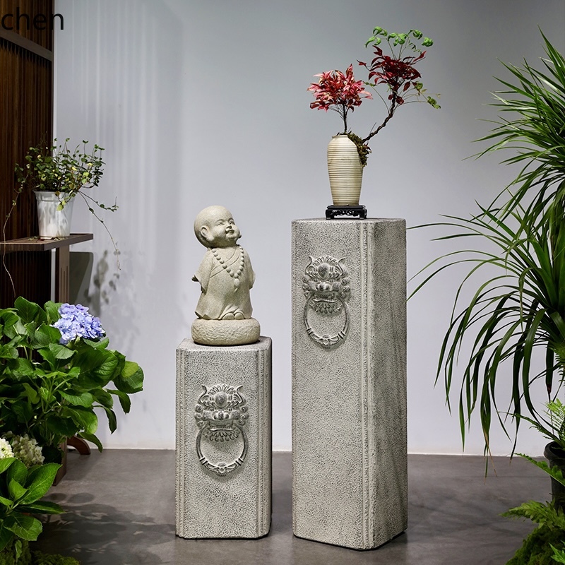 HTT New Chinese Style Entrance - Bonsai Garden Display Stands recension och pris