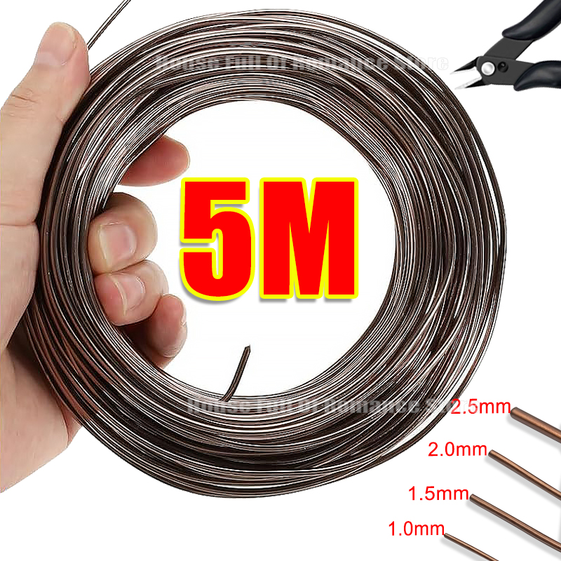 16.4 Feet Brown Bonsai Wires A - Bonsai Wire Aluminum recension och pris