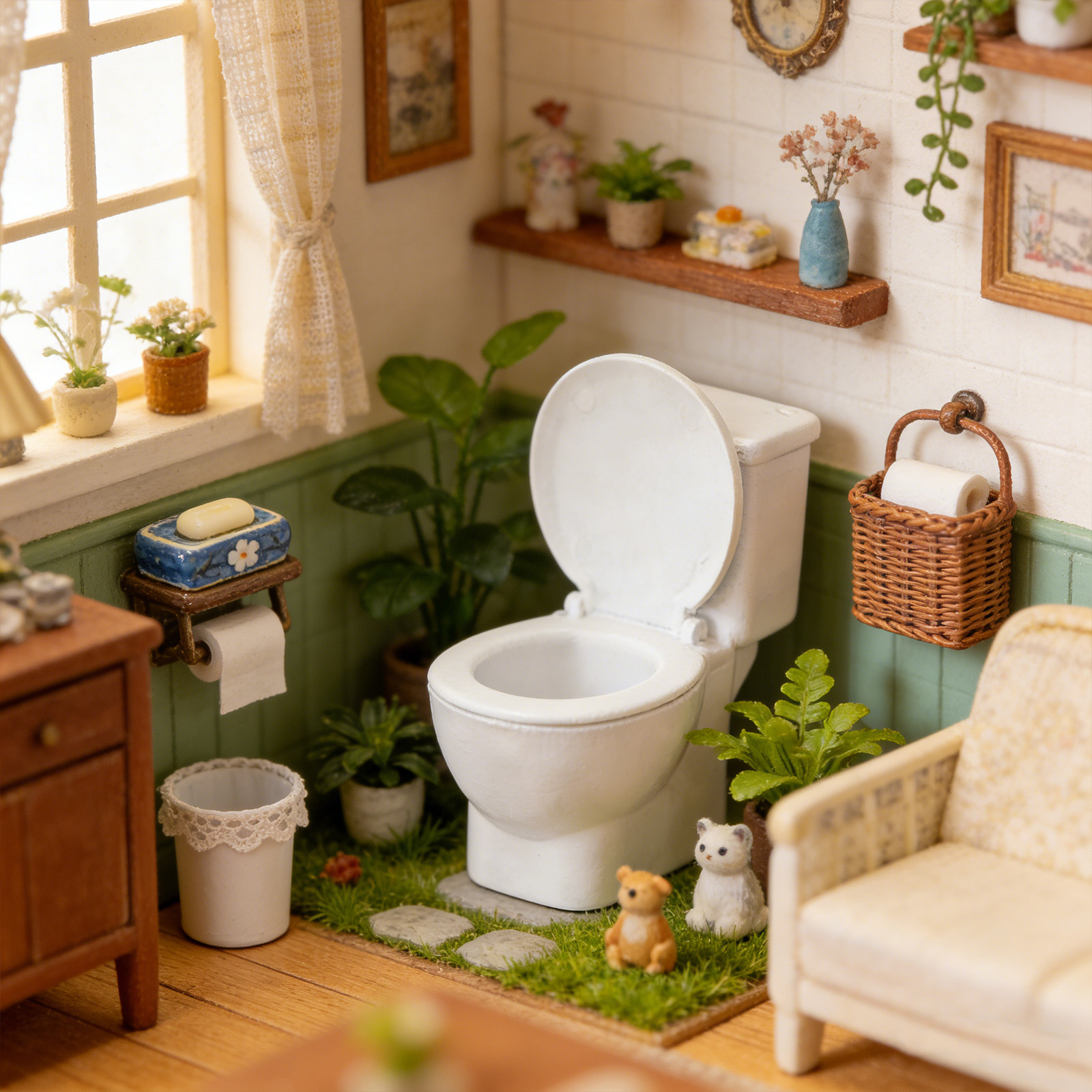 Creative Resin Commode Shape D - Bonsai Garden House recension och pris