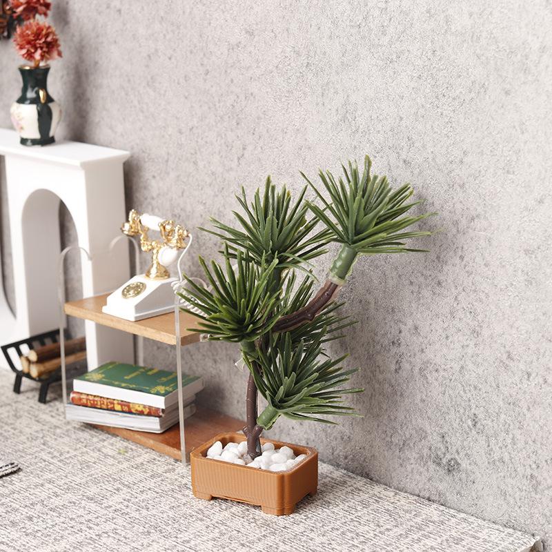1Pcs 1/12 Dollhouse Simulation - Bonsai Garden Tree recension och pris