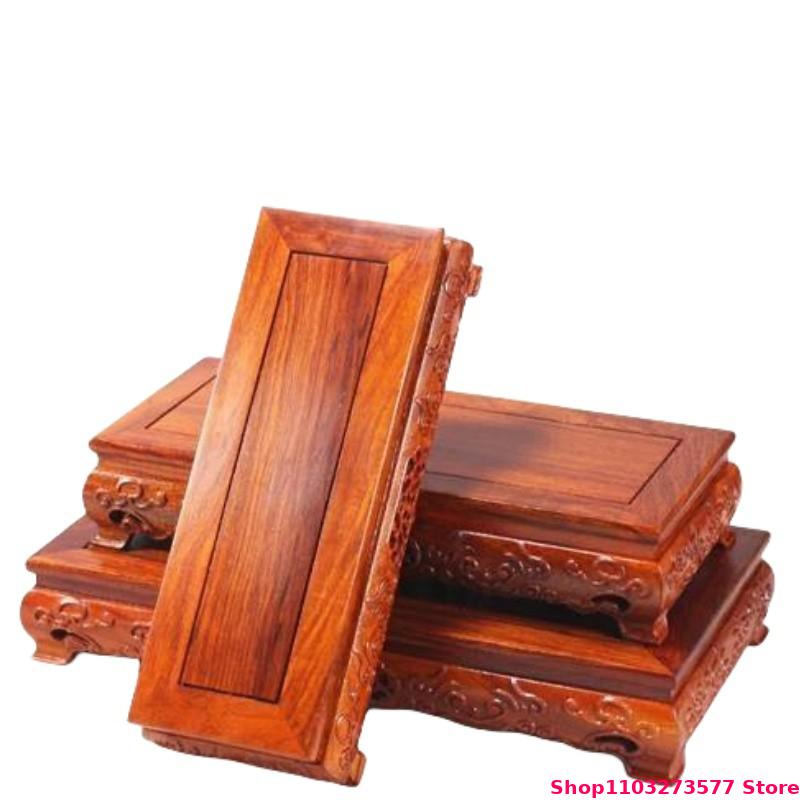 Wooden Carved Pattern Display  - Bonsai Garden Display Stands recension och pris