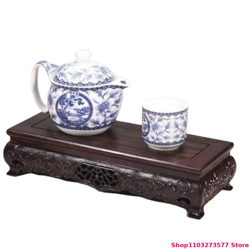 Wooden Carved Pattern Display  - Bonsai Garden Display Stands recension och pris