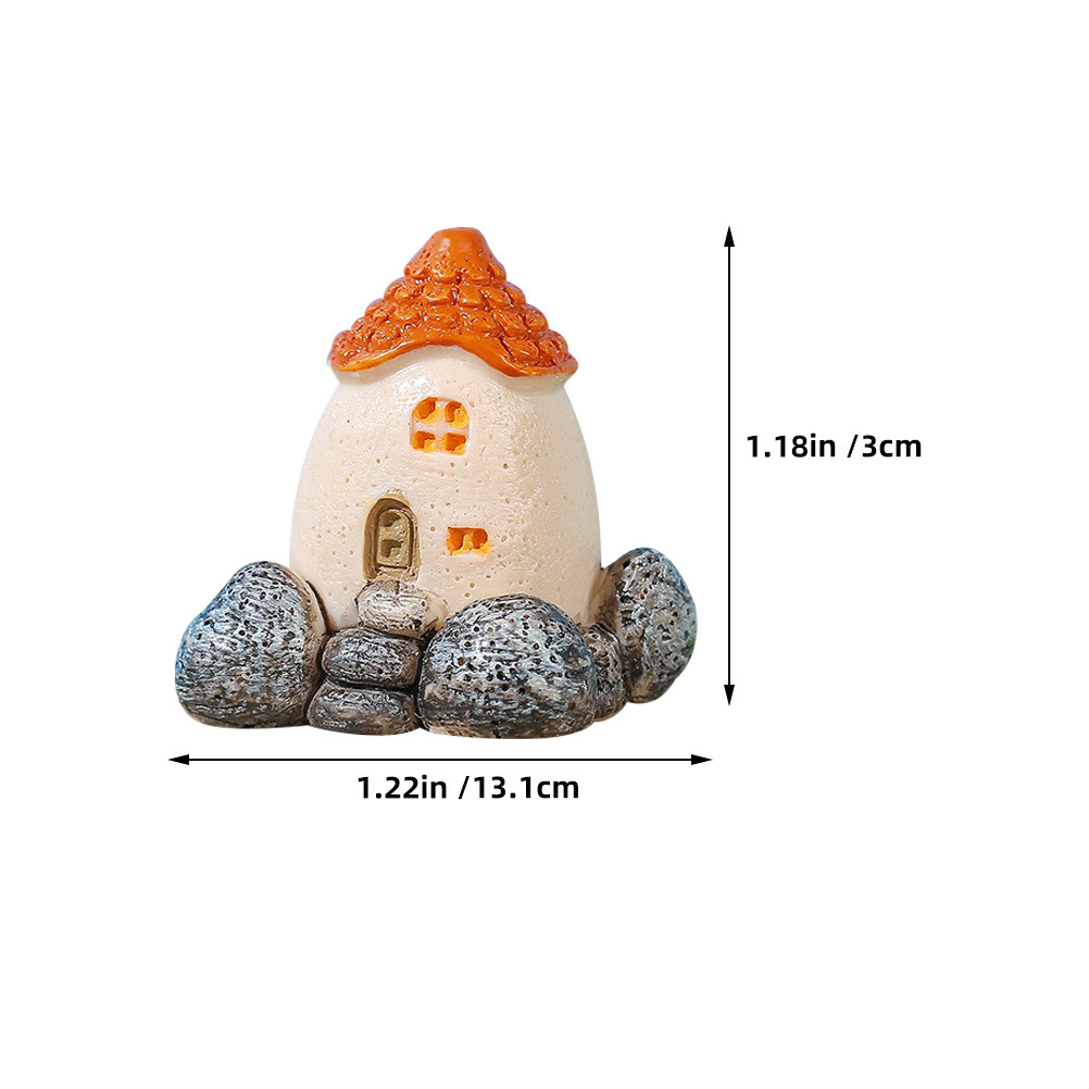 3Pcs Resin Miniature Houses Mi - Bonsai Garden House recension och pris