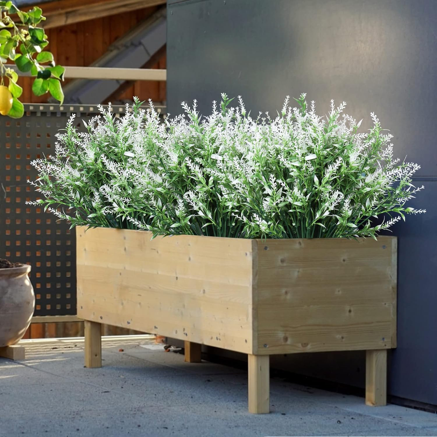 Artificial Flowers Plastic Lav - Bonsai Garden Plants recension och pris