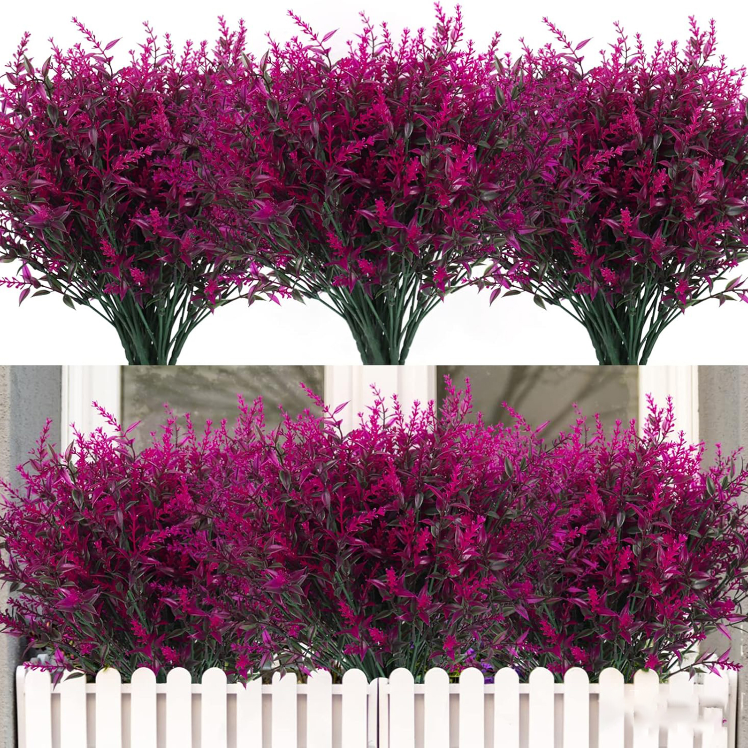 Artificial Flowers Plastic Lav - Bonsai Garden Plants recension och pris