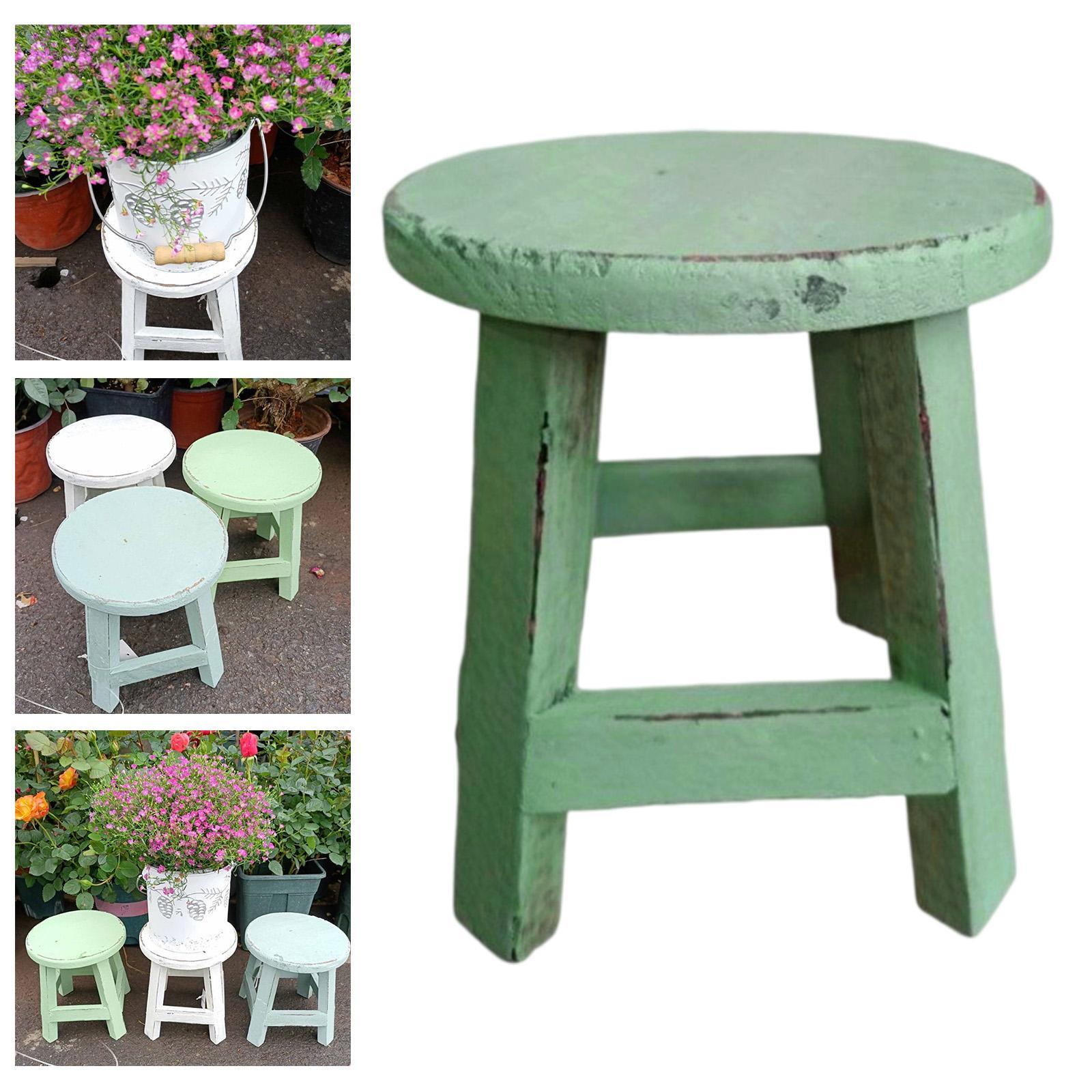 Wood Stool Plant Stand Display - Bonsai Garden Display Stands recension och pris