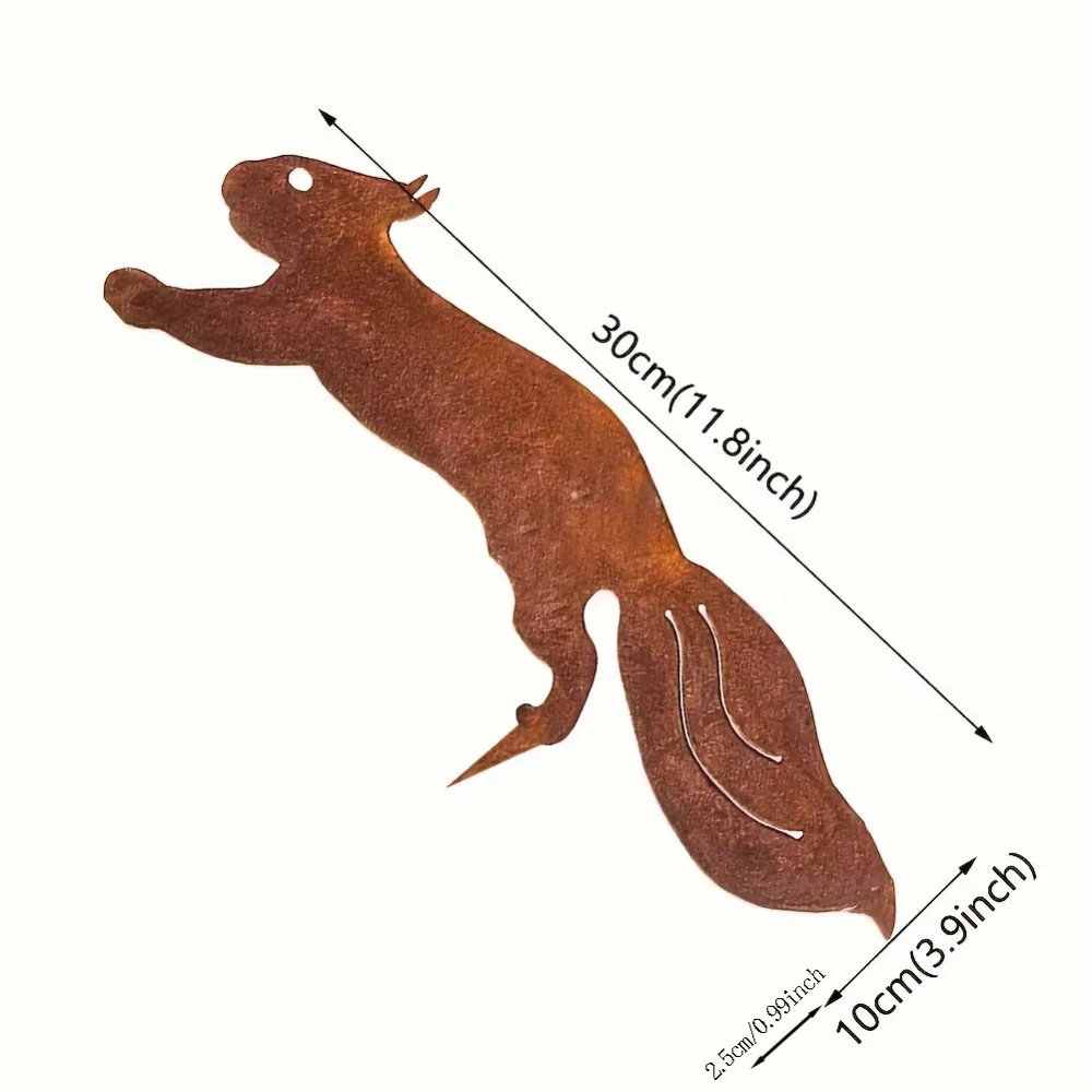 1pc Rustic Squirrel Metal Tree - Bonsai Garden Tree recension och pris